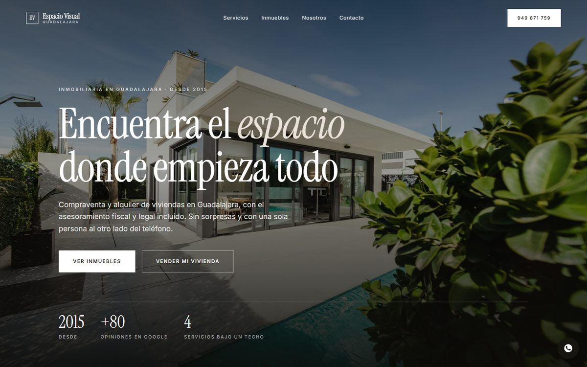 Web de Espacio Visual