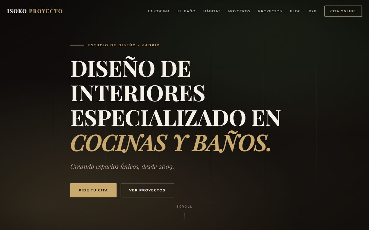 Web de Isoko Proyecto